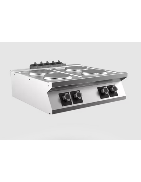 Spis Mareno,4 spisplattor Ø 220 mm 2,6 kW - 800 × 750 × 250 mm