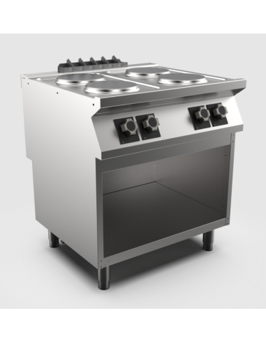 Spis HS Mareno , 4 spisplattor Ø 220 mm 2,6 kW - 800 × 750 × 900 mm