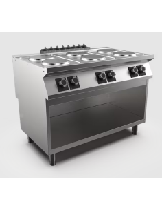Spis HS Mareno, 6 spisplattor Ø 220 mm 2,6 kW - 1200 × 750 × 900 mm