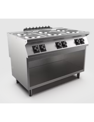 Spis HS Mareno, 6 spisplattor Ø 220 mm 2,6 kW - 1200 × 750 × 900 mm