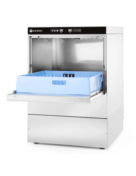 Underbänkdiskmaskin 50 × 50 cm med elektronisk styrning - Tre diskprogram: 60, 120 och 180 sekunder