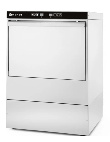 Underbänkdiskmaskin 50 × 50 cm med elektronisk styrning - Tre diskprogram: 60, 120 och 180 sekunder
