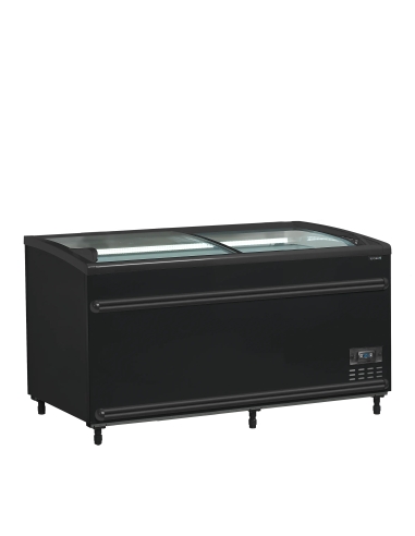 Svart kyl-/frysbox stormarknad SFI145B-CF VS