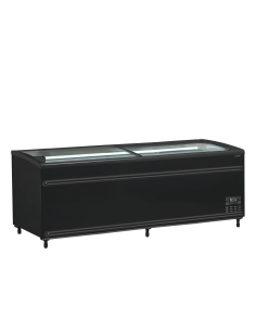 Svart kyl-/frysbox stormarknad  SFI210B-CF VS