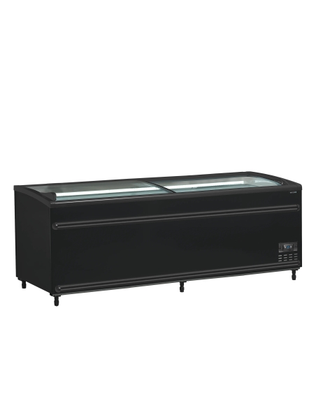 Svart kyl-/frysbox stormarknad  SFI210B-CF VS