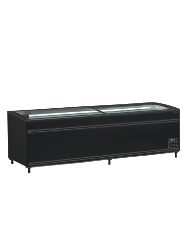 Svart kyl-/frysbox stormarknad  SFI250B-CF VS