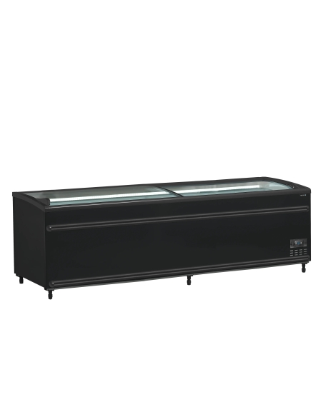 Svart kyl-/frysbox stormarknad  SFI250B-CF VS