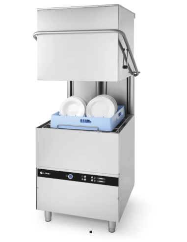 Huvdiskmaskin med 500 × 500 mm korg, 1 diskprogram, 120 sek