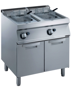 Zanussi EVO 700 - Fritös gas - golvmodell - 7 + 7Liter - 800mm