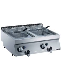 Zanussi EVO 700 - Fritös gas - bänkmodell - 7 + 7Liter - 800mm