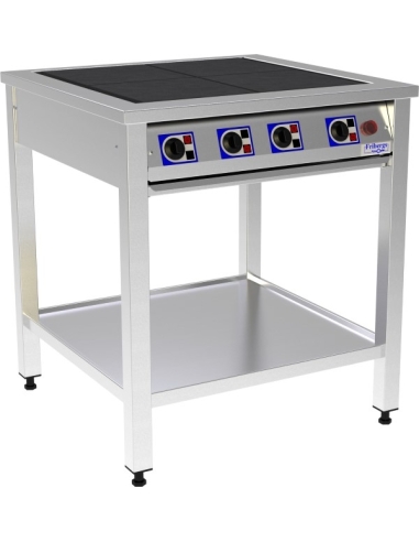 Fribergs - Spis - FS4090 - 4 plattor standard - Arbetsyta 610x610mm