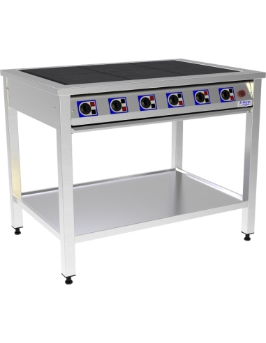 Fribergs - Spis - FS6090 - 6 plattor standard - Arbetsyta 920x610mm