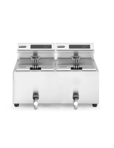 Fritös Profi Line med avtappningskran Digital - 2 x 8 l