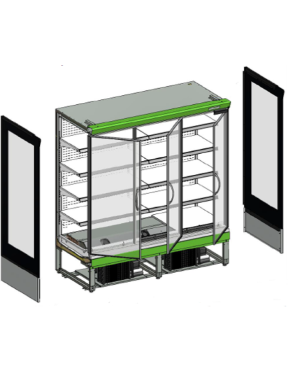 EXTRA1250CD- Supermarket Kyldisk 1350mm