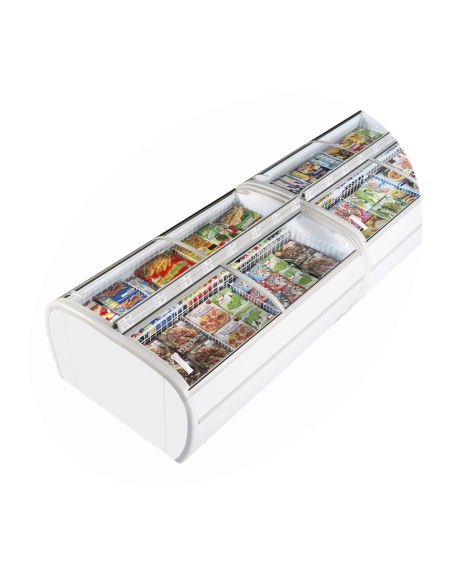 Supermarket Frysbox TWIN 220-F