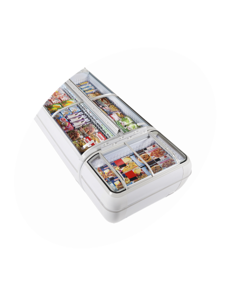 Supermarket Kyl-/frysbox TWIN HEAD-F