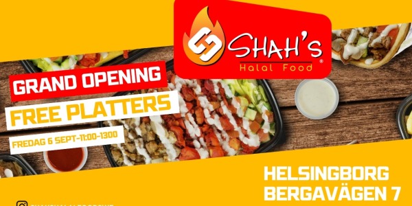 Shahs Halal Food öppnar i Helsingborg - Klimatia är stolt partner!