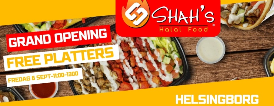 Shahs Halal Food öppnar i Helsingborg - Klimatia är stolt partner!